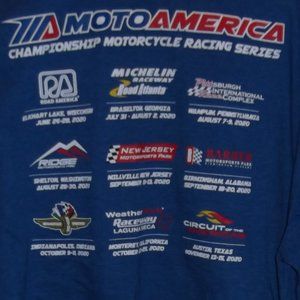 motoamerica superbikes championship motorcycle racing series 2020 size xxl